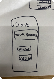 Hand-drawn wireframe — Session-type query