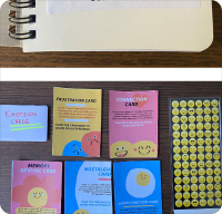 Emotion Cards laid out